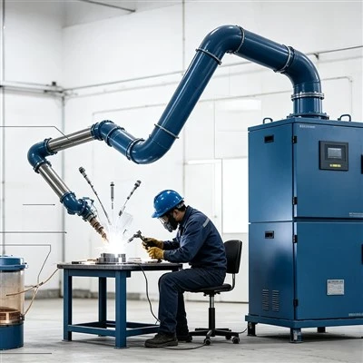 Welding Fume Pousyè Pèseptè